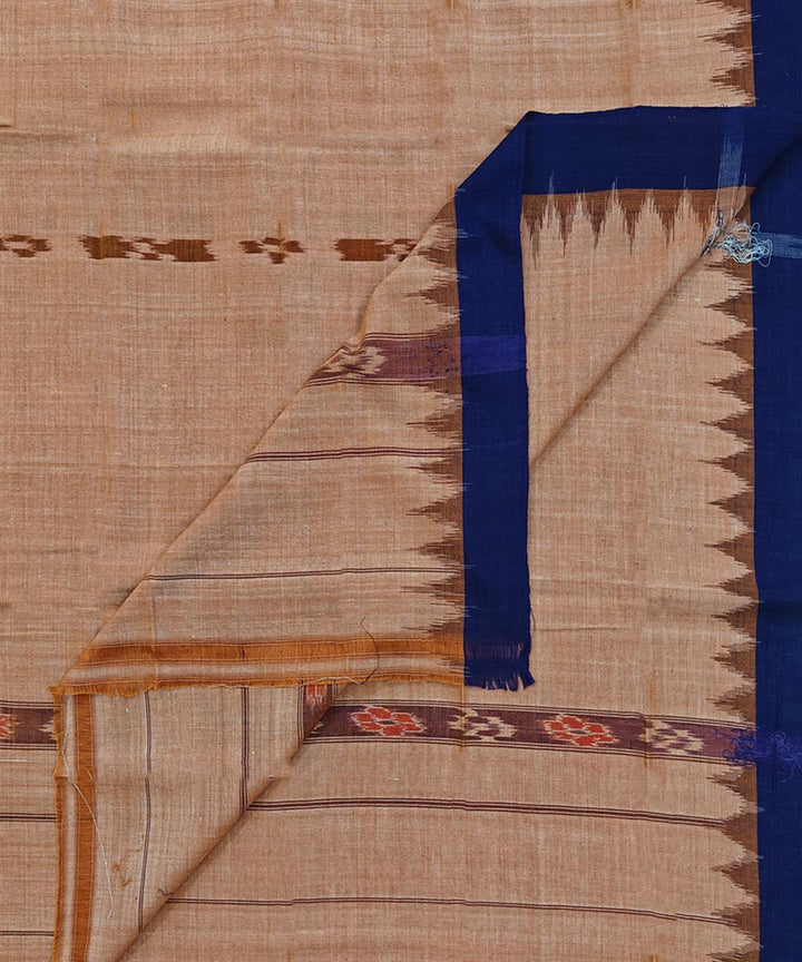 Brown  Handwoven Cotton Sambalpuri Towel