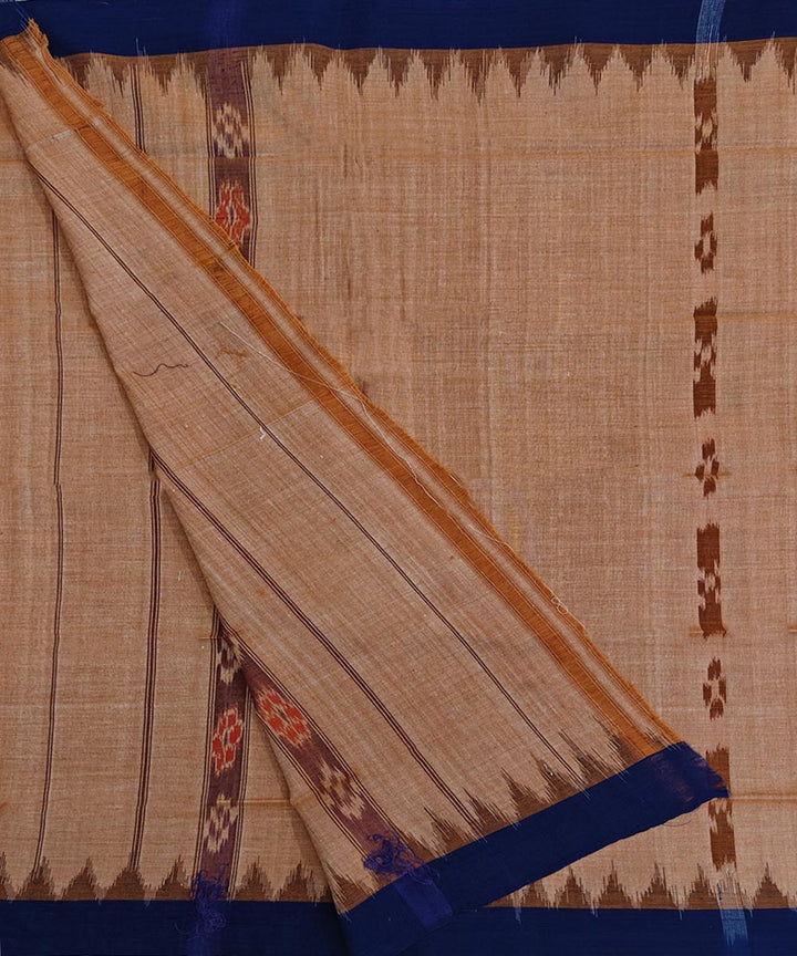 Brown  Handwoven Cotton Sambalpuri Towel
