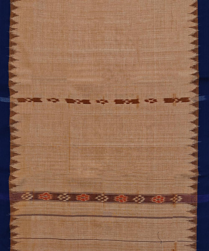 Brown  Handwoven Cotton Sambalpuri Towel