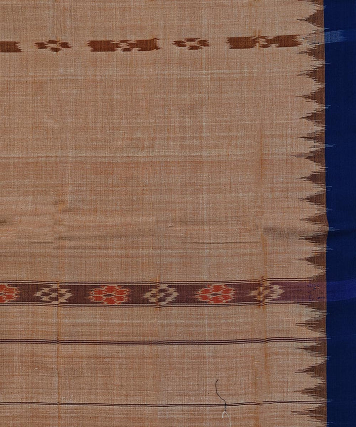 Brown  Handwoven Cotton Sambalpuri Towel