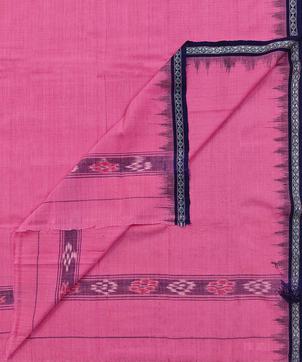 Pink  Handwoven Cotton Sambalpuri Towel