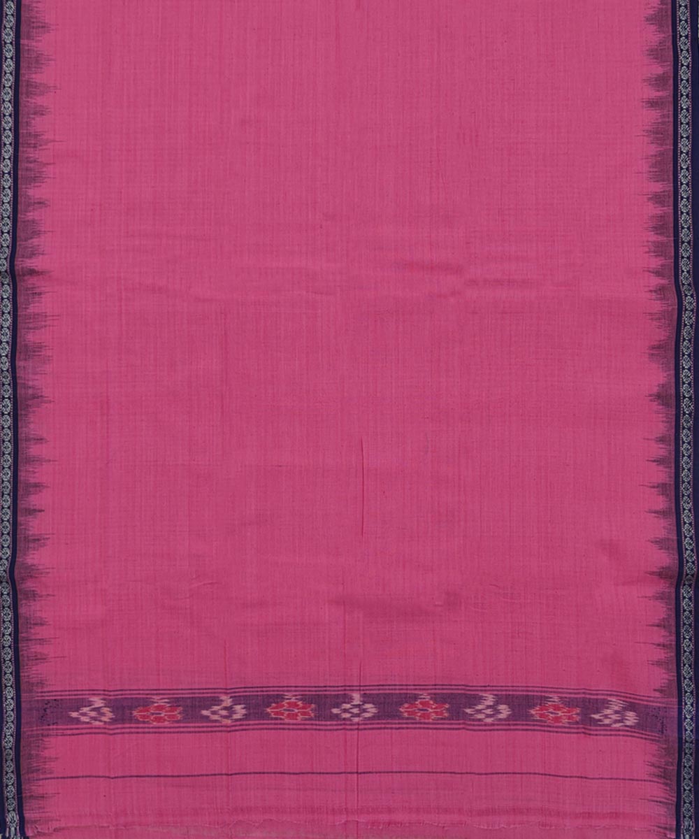 Pink  Handwoven Cotton Sambalpuri Towel