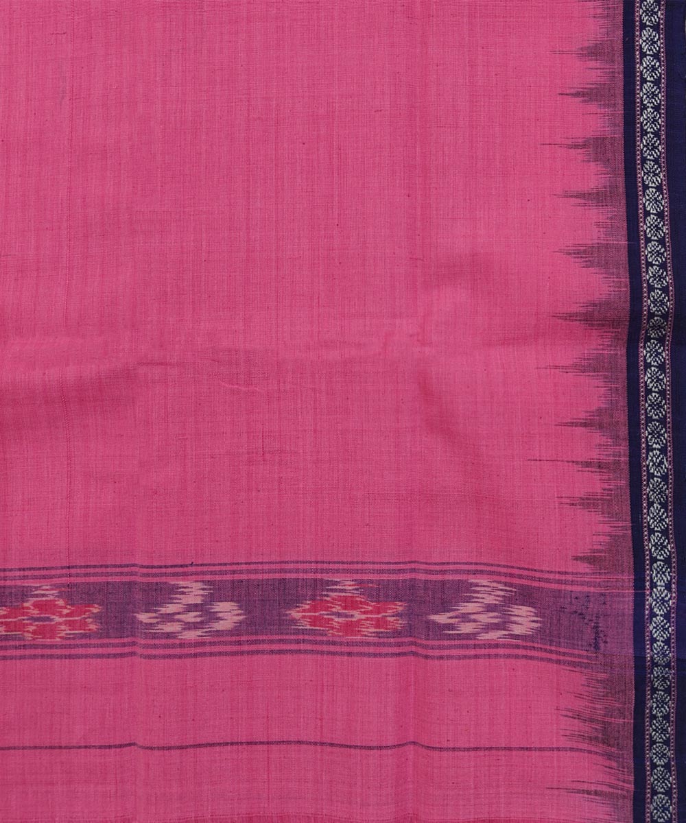 Pink  Handwoven Cotton Sambalpuri Towel