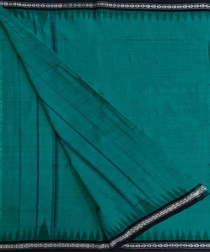 Dark Green  Handwoven Cotton Sambalpuri Towel