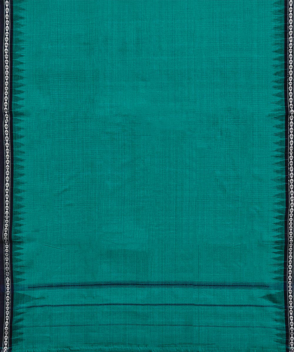 Dark Green  Handwoven Cotton Sambalpuri Towel