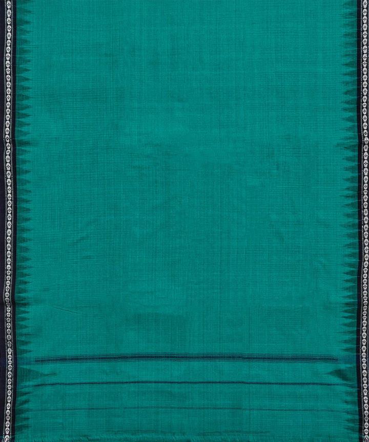 Dark Green  Handwoven Cotton Sambalpuri Towel
