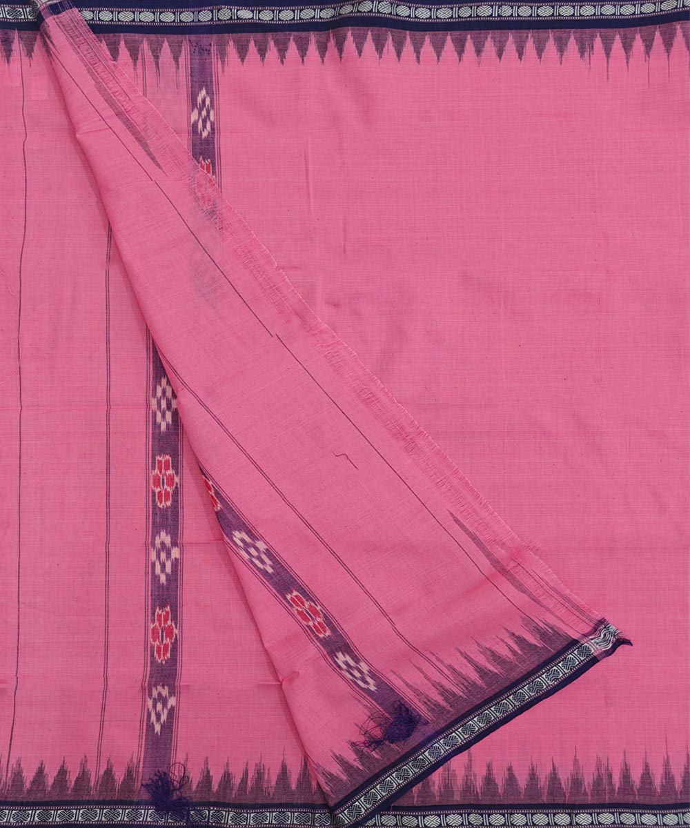 Pink  Handwoven Cotton Sambalpuri Towel