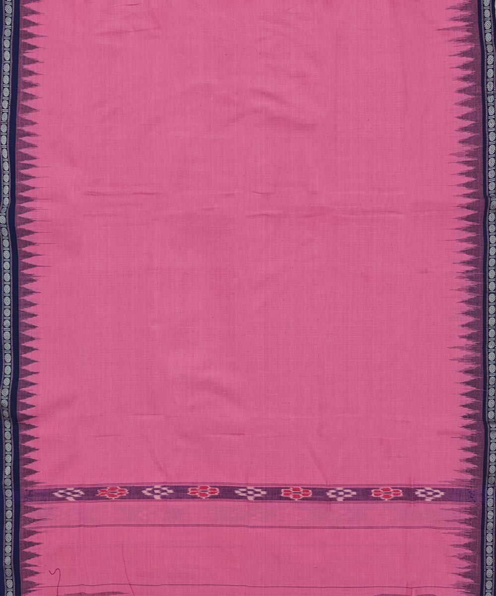 Pink  Handwoven Cotton Sambalpuri Towel