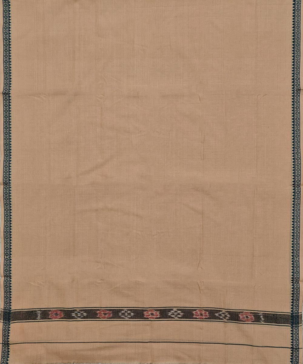 Beige  Handwoven Cotton Sambalpuri Towel