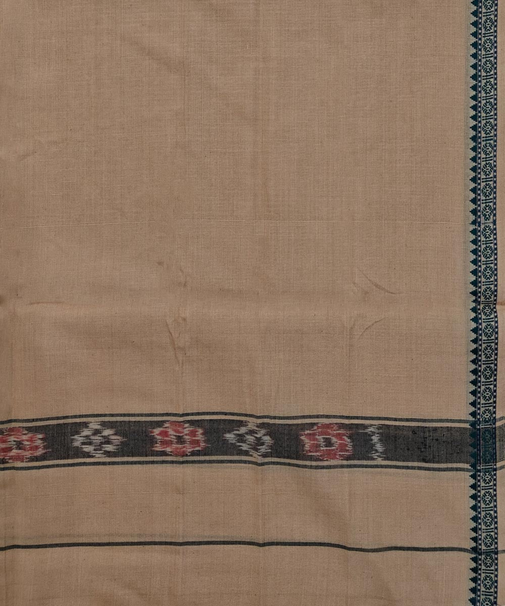Beige  Handwoven Cotton Sambalpuri Towel