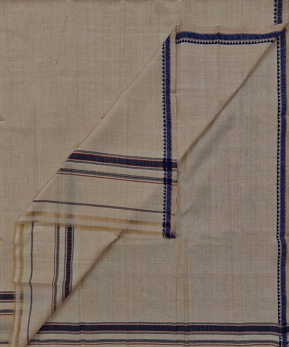 Beige  Handwoven Cotton Sambalpuri Towel