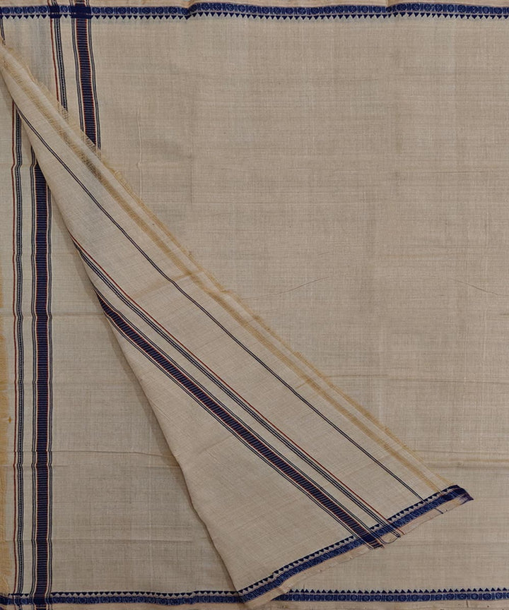 Beige  Handwoven Cotton Sambalpuri Towel