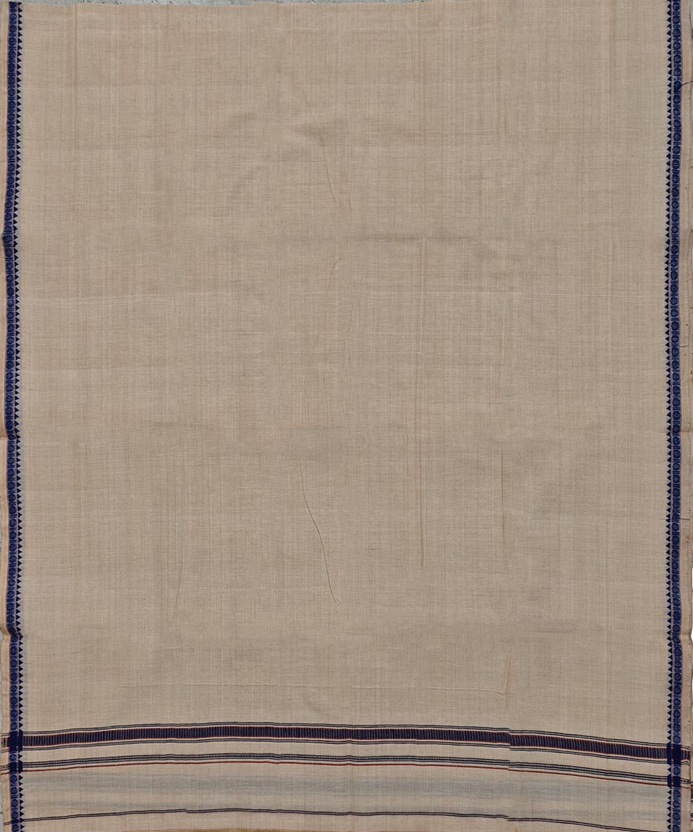 Beige  Handwoven Cotton Sambalpuri Towel