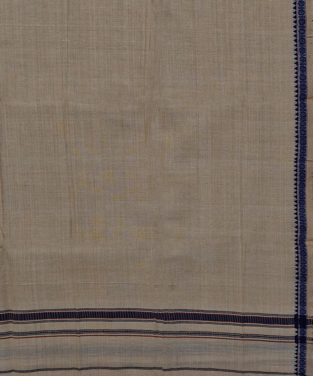 Beige  Handwoven Cotton Sambalpuri Towel