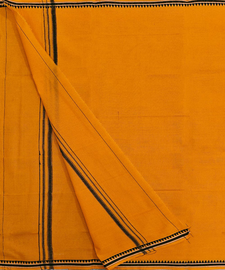 Yellow  Handwoven Cotton Sambalpuri Towel