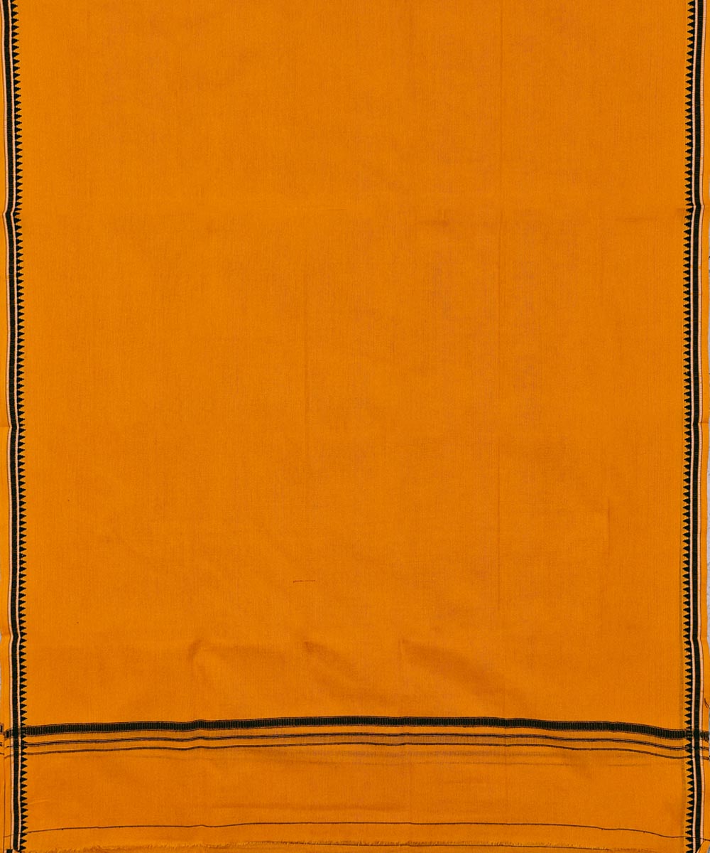 Yellow  Handwoven Cotton Sambalpuri Towel