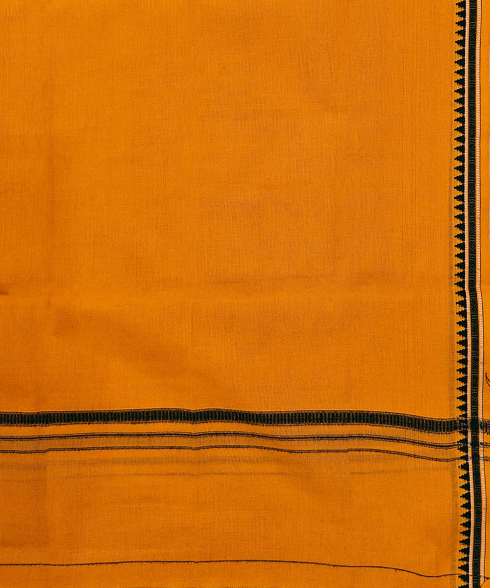 Yellow  Handwoven Cotton Sambalpuri Towel