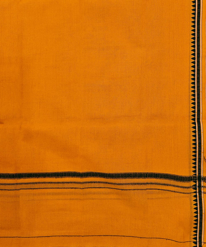 Yellow  Handwoven Cotton Sambalpuri Towel