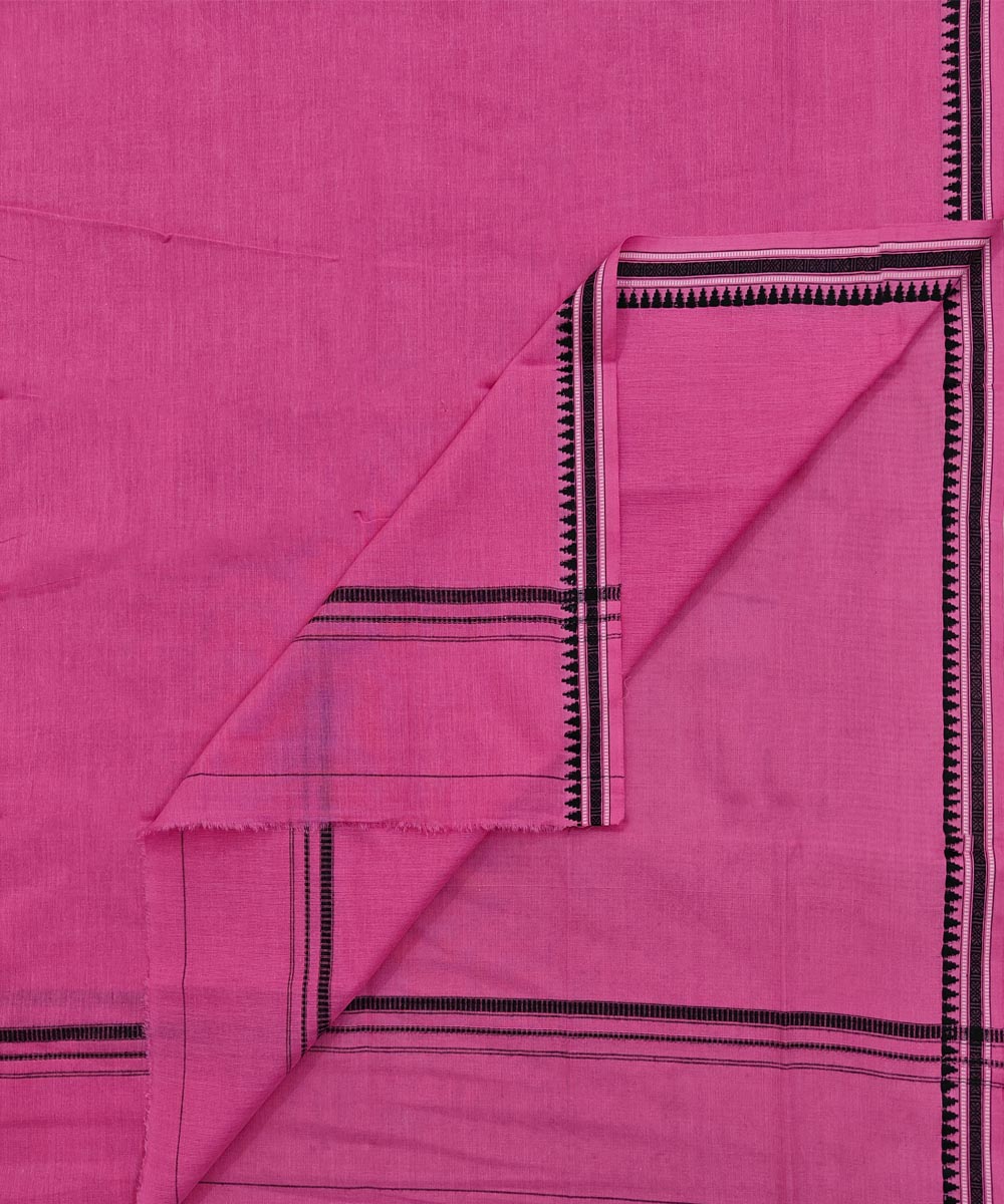 Pink  Handwoven Cotton Sambalpuri Towel