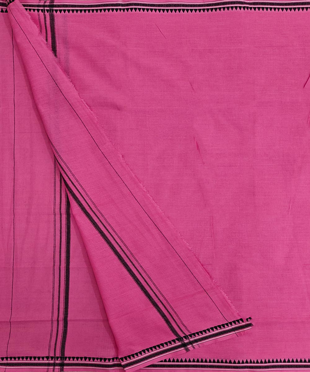 Pink  Handwoven Cotton Sambalpuri Towel