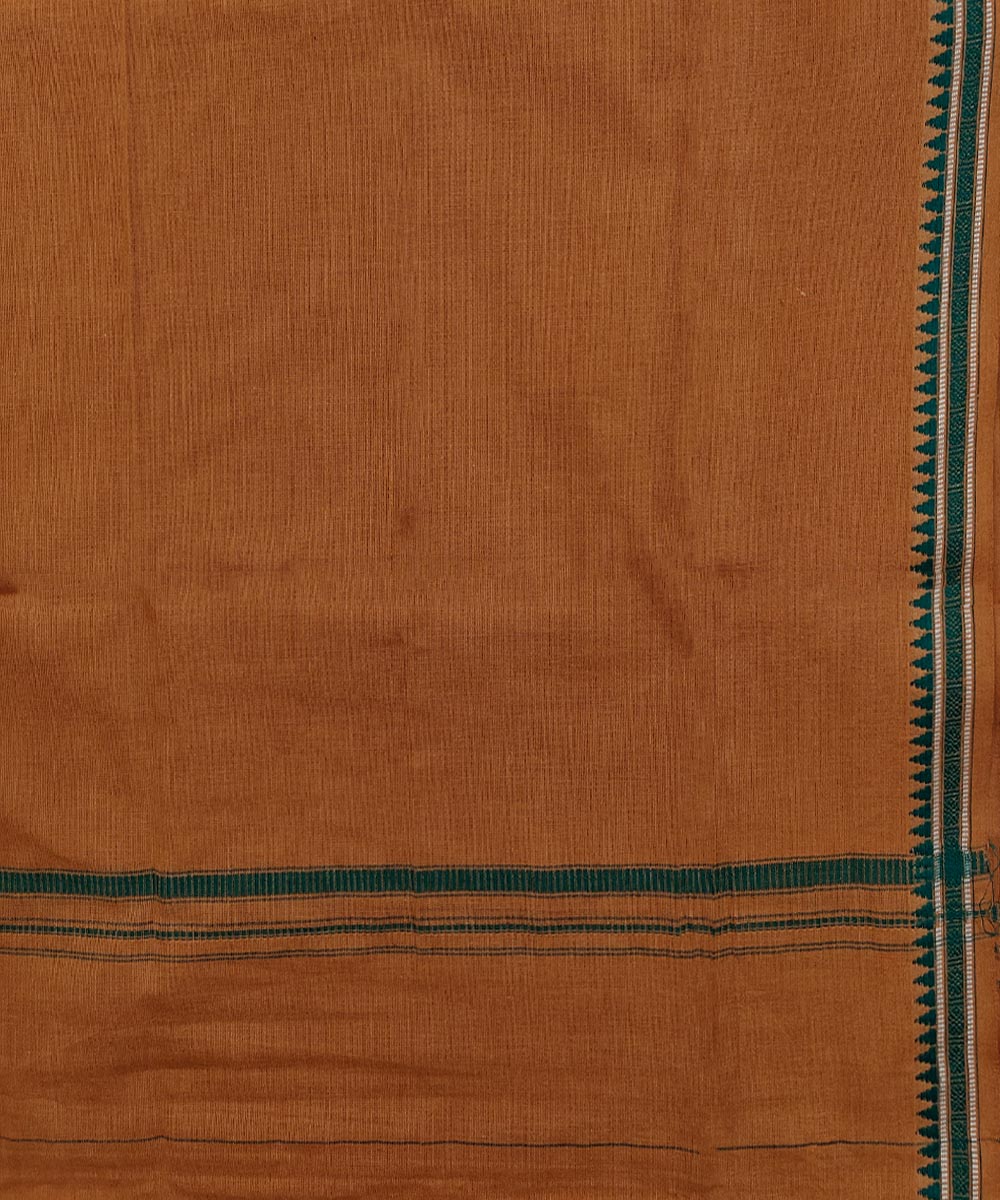 Brown  Handwoven Cotton Sambalpuri Towel