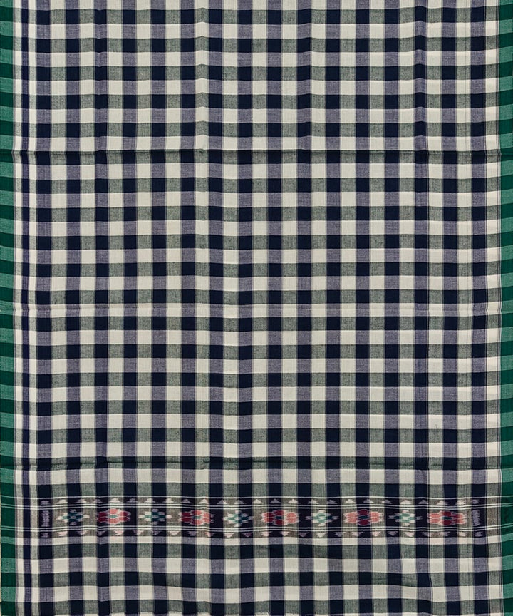 Navy Blue  Handwoven Cotton Sambalpuri Towel