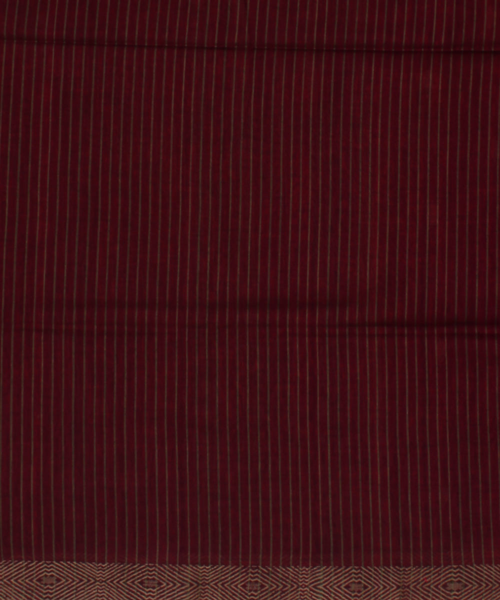 Pink onion pink handwoven cotton jamdani saree