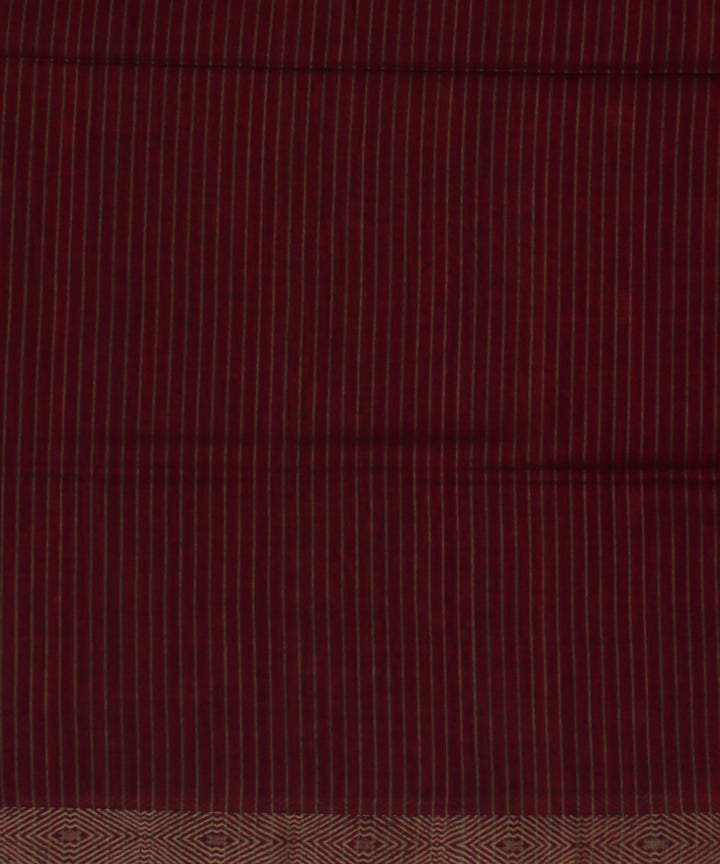 Pink onion pink handwoven cotton jamdani saree