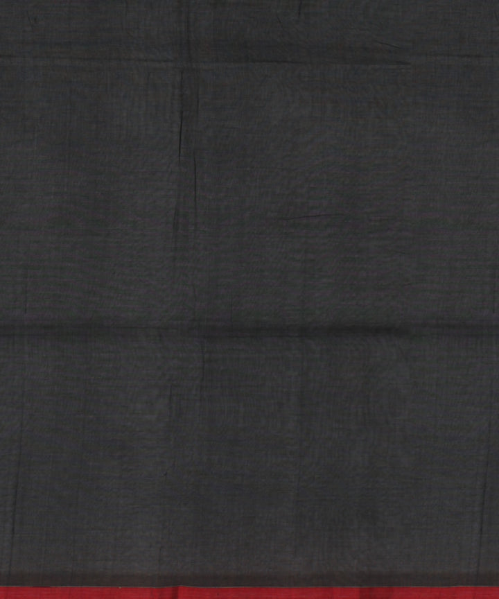 Black multicolor handwoven cotton jamdani saree