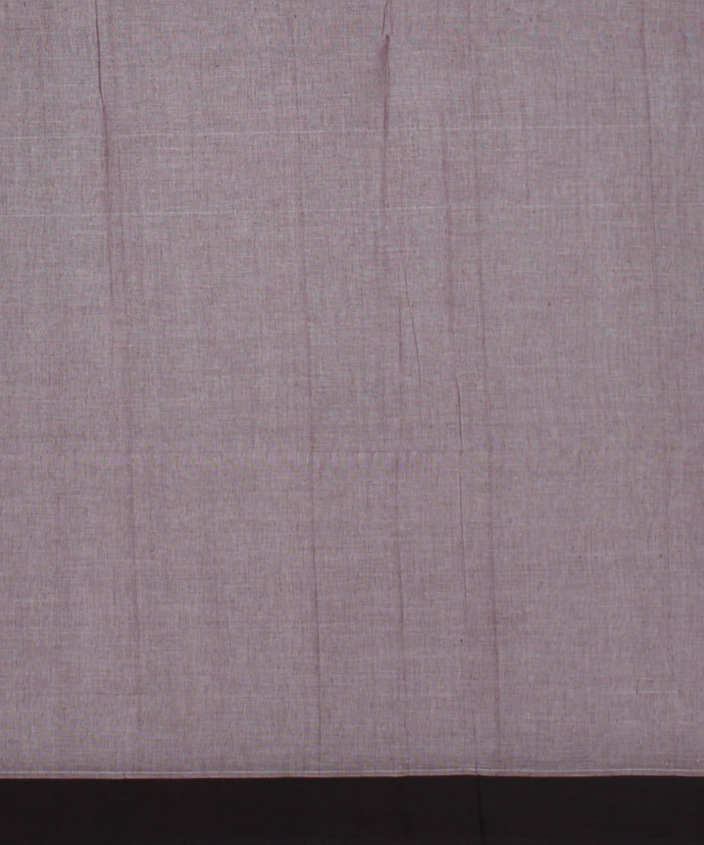 Mauve maroon handwoven cotton jamdani saree