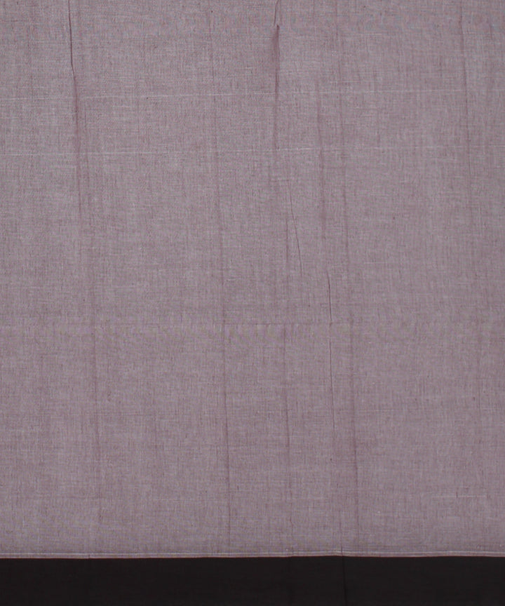 Mauve maroon handwoven cotton jamdani saree