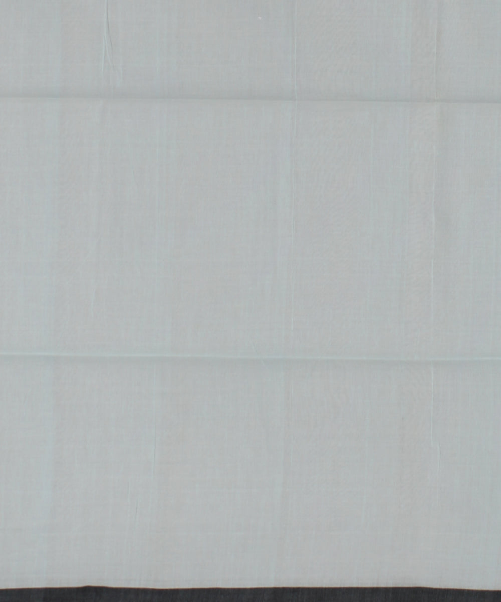 Sky blue buti handwoven cotton jamdani saree