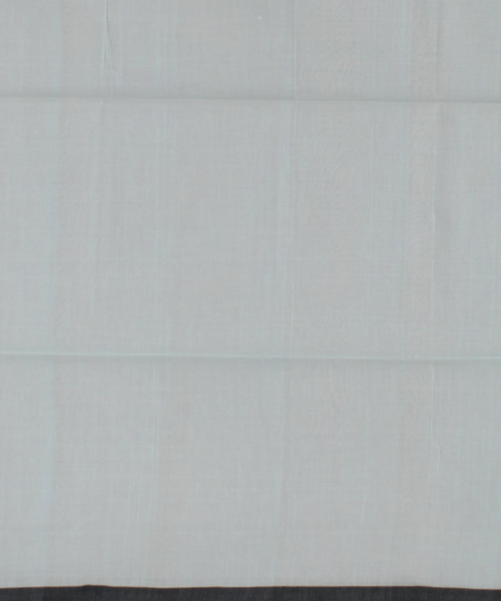 Sky blue buti handwoven cotton jamdani saree