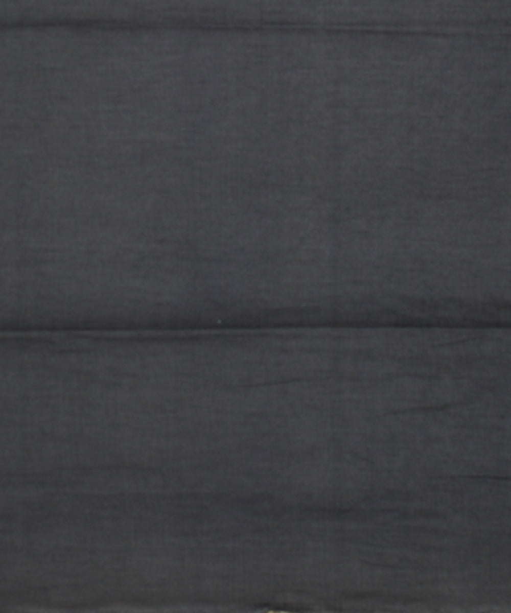 Grey muti color buti handwoven jamdani cotton saree