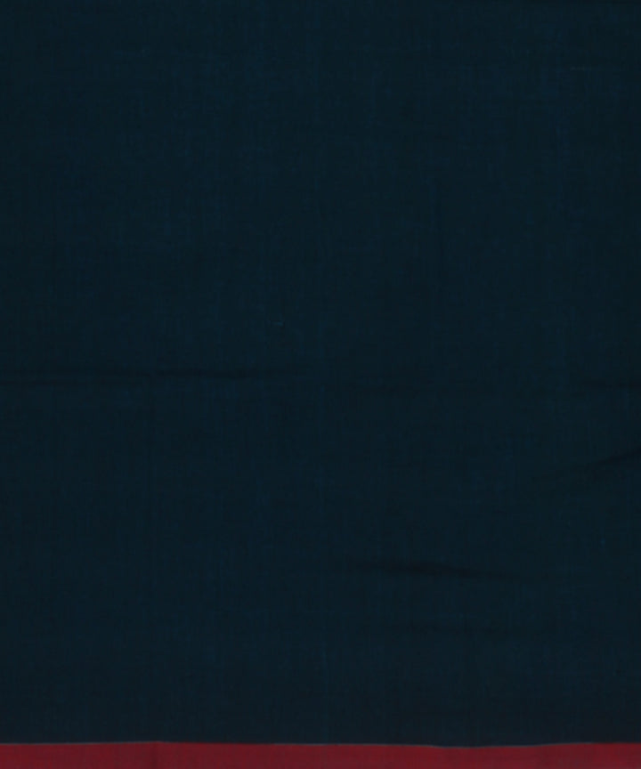 Turquoise muti color buti handwoven cotton jamdani saree