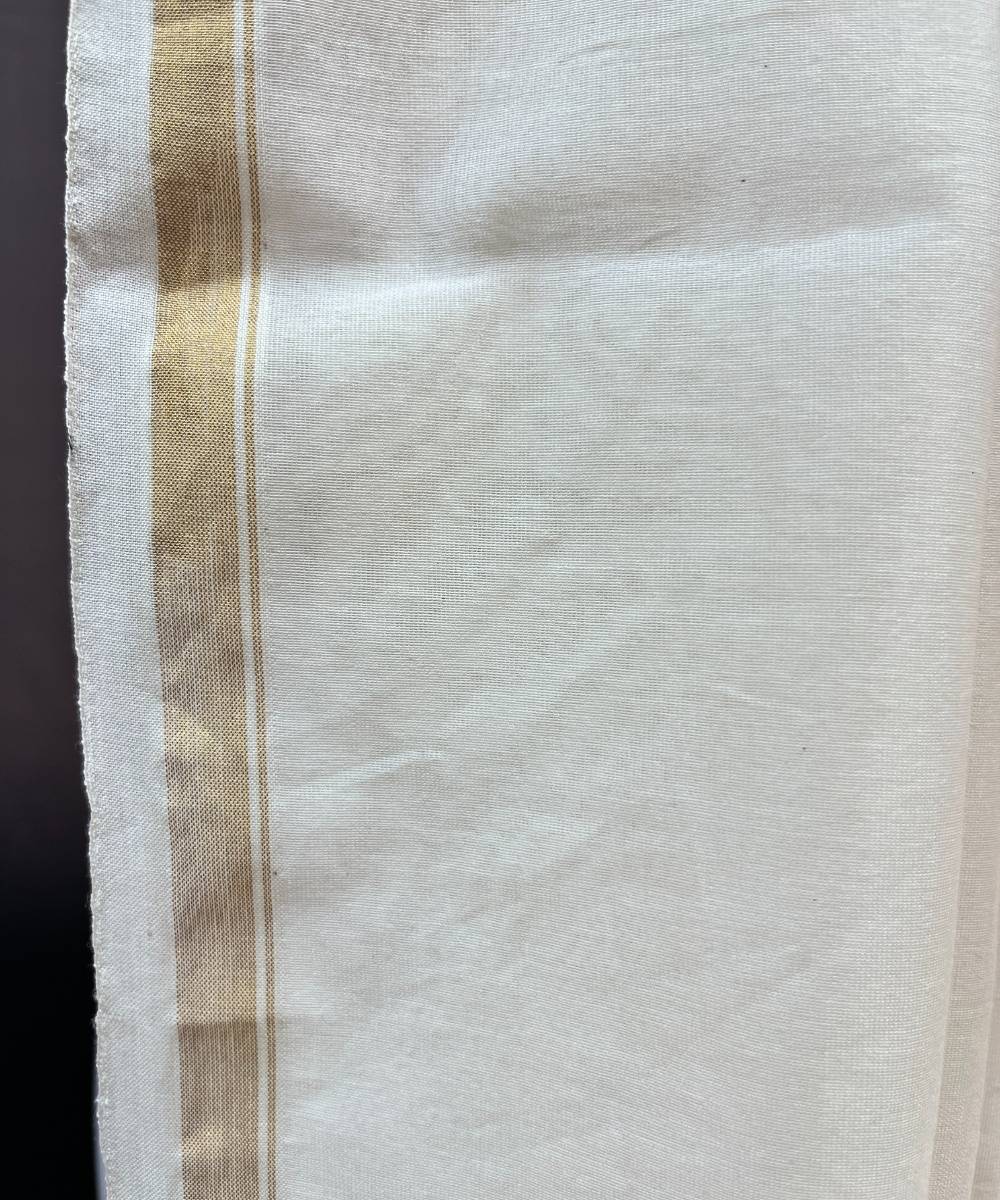 Offwhite kora chanderi silk saree