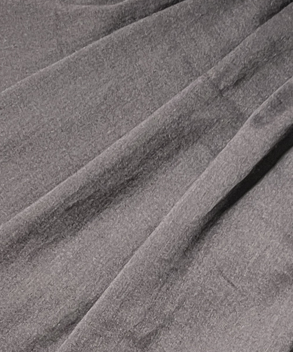 Black kalamkari patchwork mul cotton saree