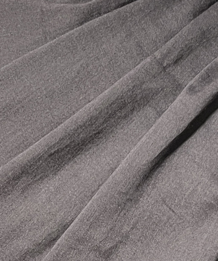 Black kalamkari patchwork mul cotton saree