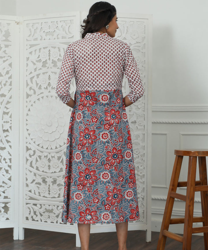 Daisyana Azofree Handblock Printed Pure Cotton Dress