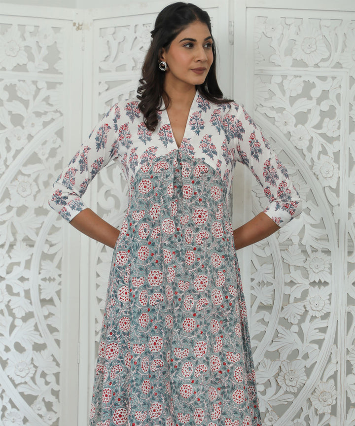 Petalina Azofree Handblock Printed Pure Cotton Dress
