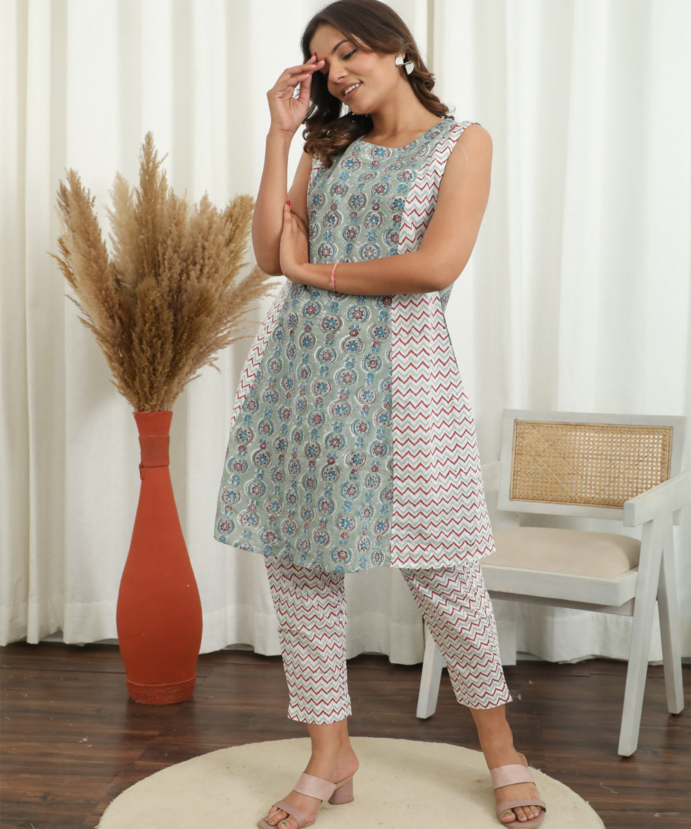 Sauvage Hand Block Printed Co-Ord Set