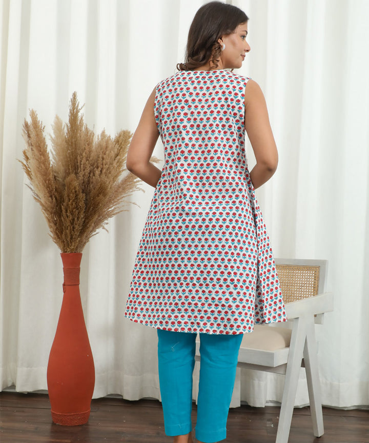 Floraison Hand Block Printed Co-Ord Set