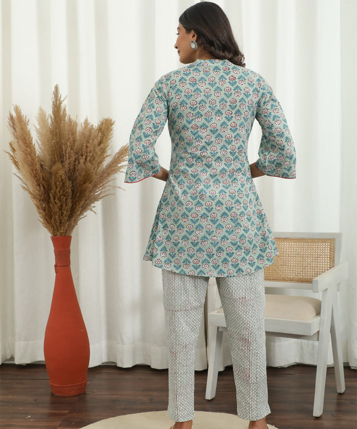 Blossomix Hand Block Printed Co-Ord Set