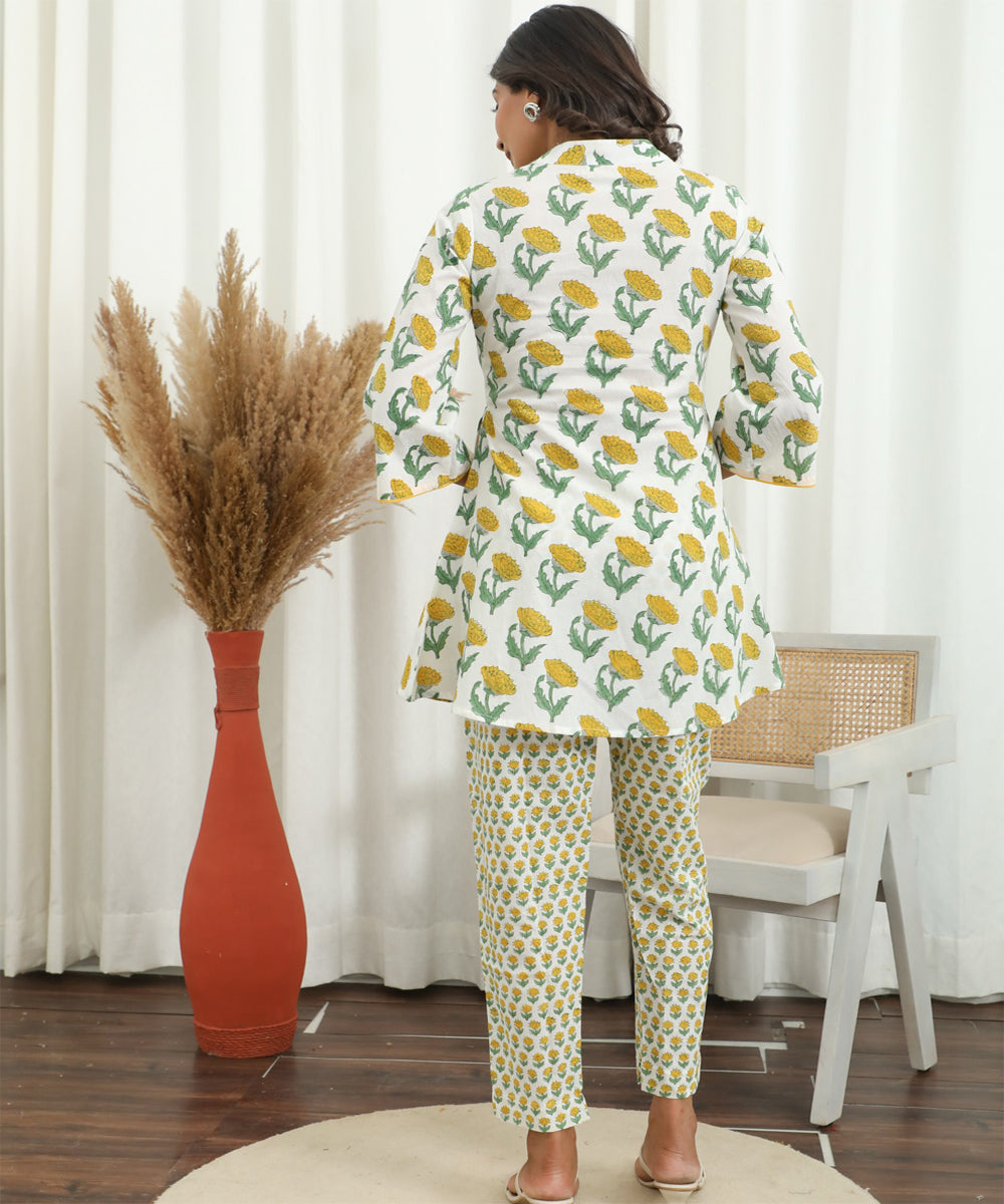 Petalora Hand Block Printed Co-Ord Set
