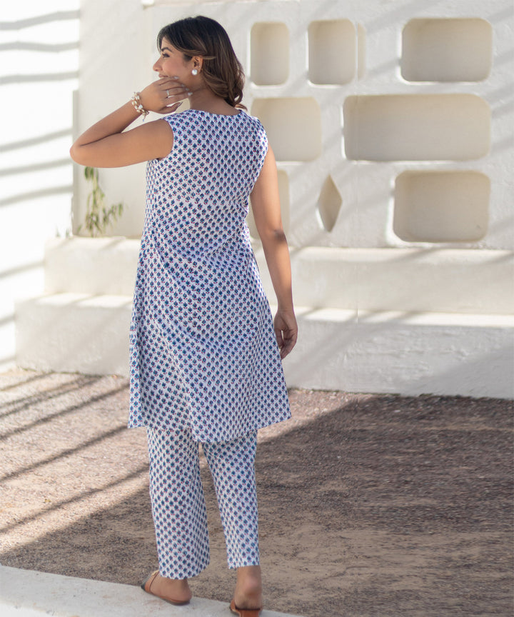 Garden medley hand block printed co ord set