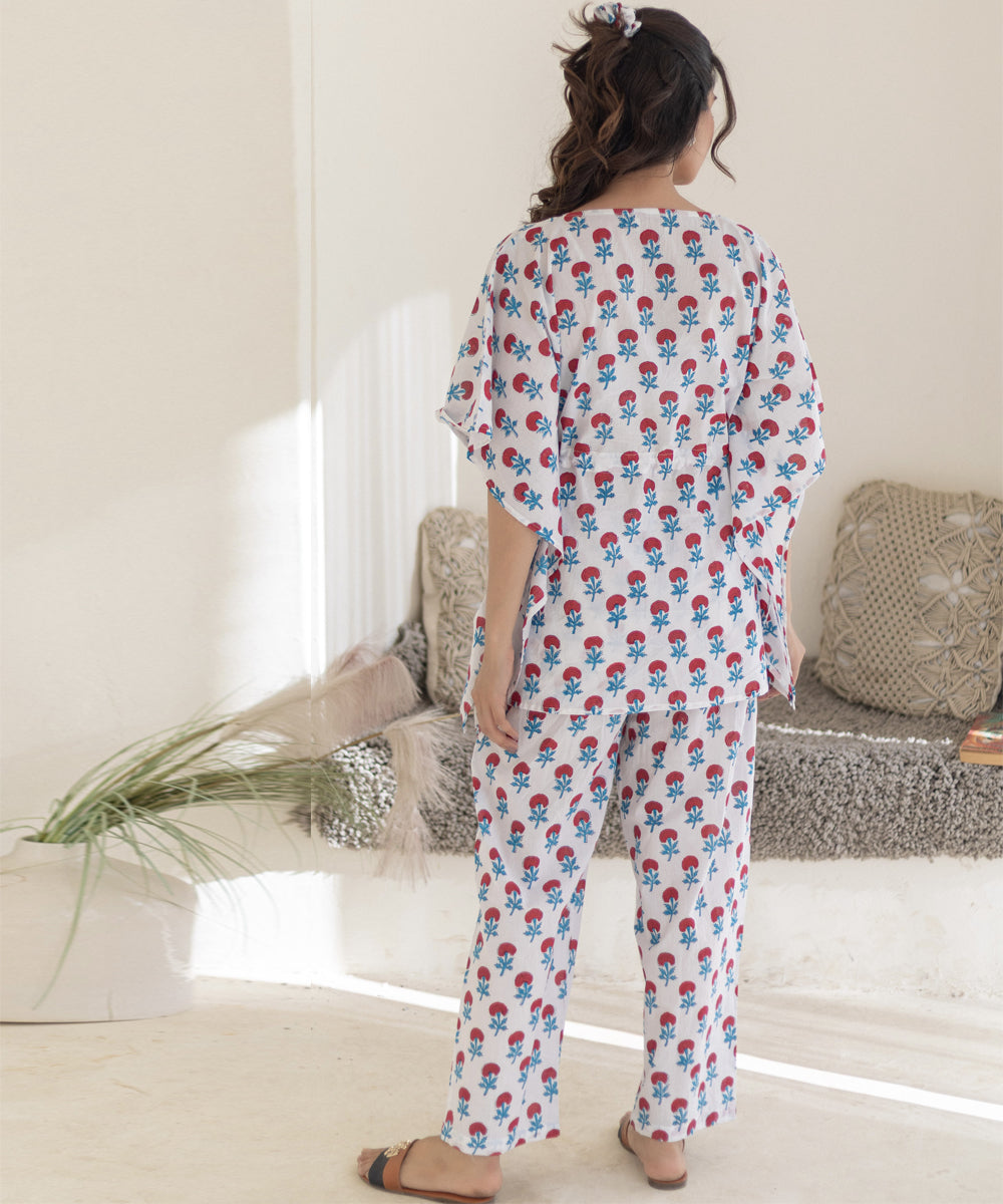 Blossom comfort cotton kaftan set
