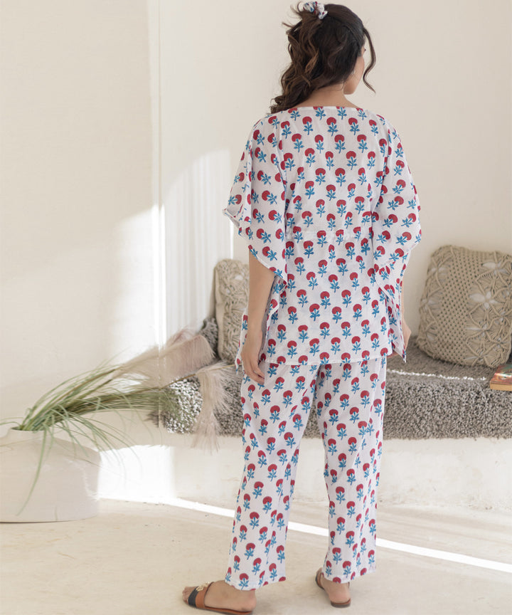 Blossom comfort cotton kaftan set