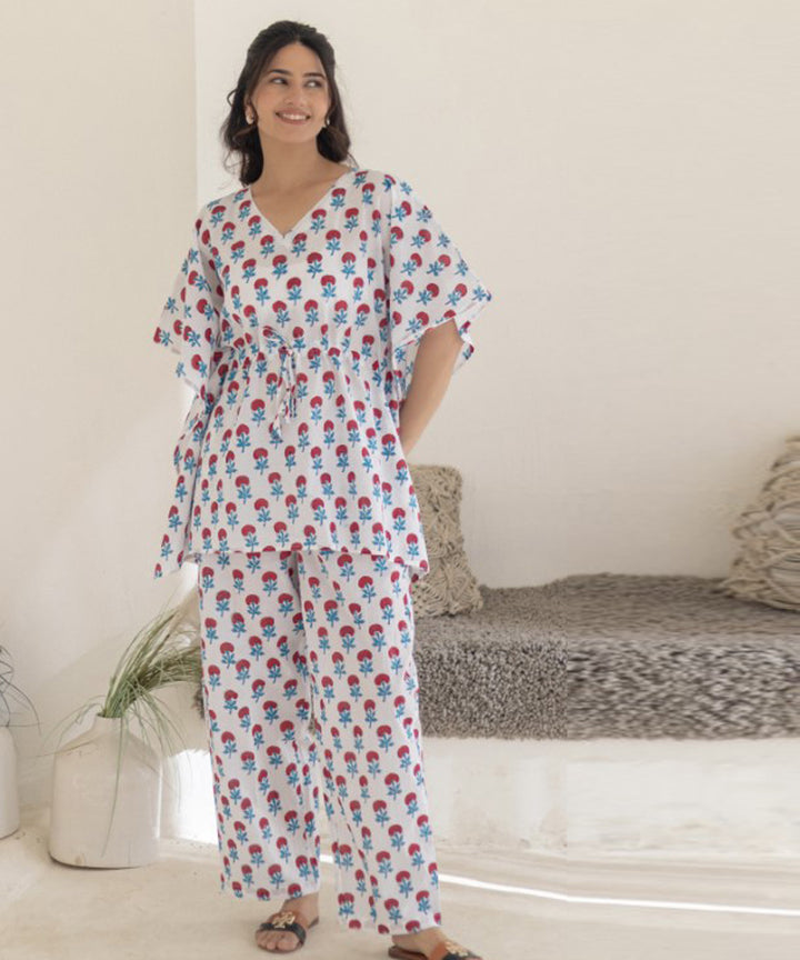 Blossom comfort cotton kaftan set