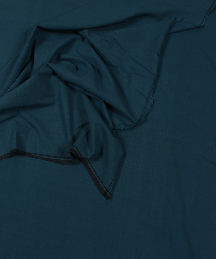 Blue handwoven bengal cotton fabric