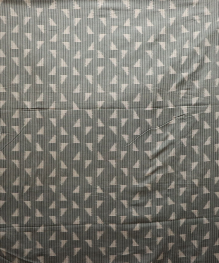 Grey gray cotton handloom sambalpuri fabric